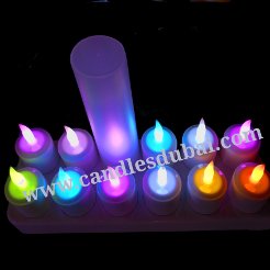 Color Led Flameless with Remote 