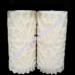 Decorative White Candles