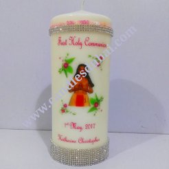 Girl Communion Candle