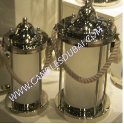 Hurricane Candle Holders With Lid.