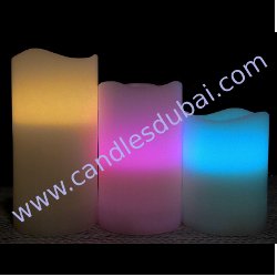 Multicolor LED Flameless Candles 