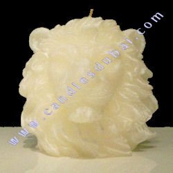 Lion Bust Candles