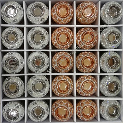 Tealight Holders with Glass Decorative Work.
