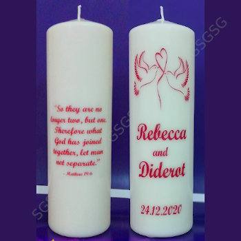 Wedding Candles.