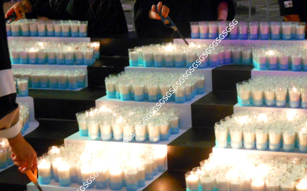 Earth Hour Candles